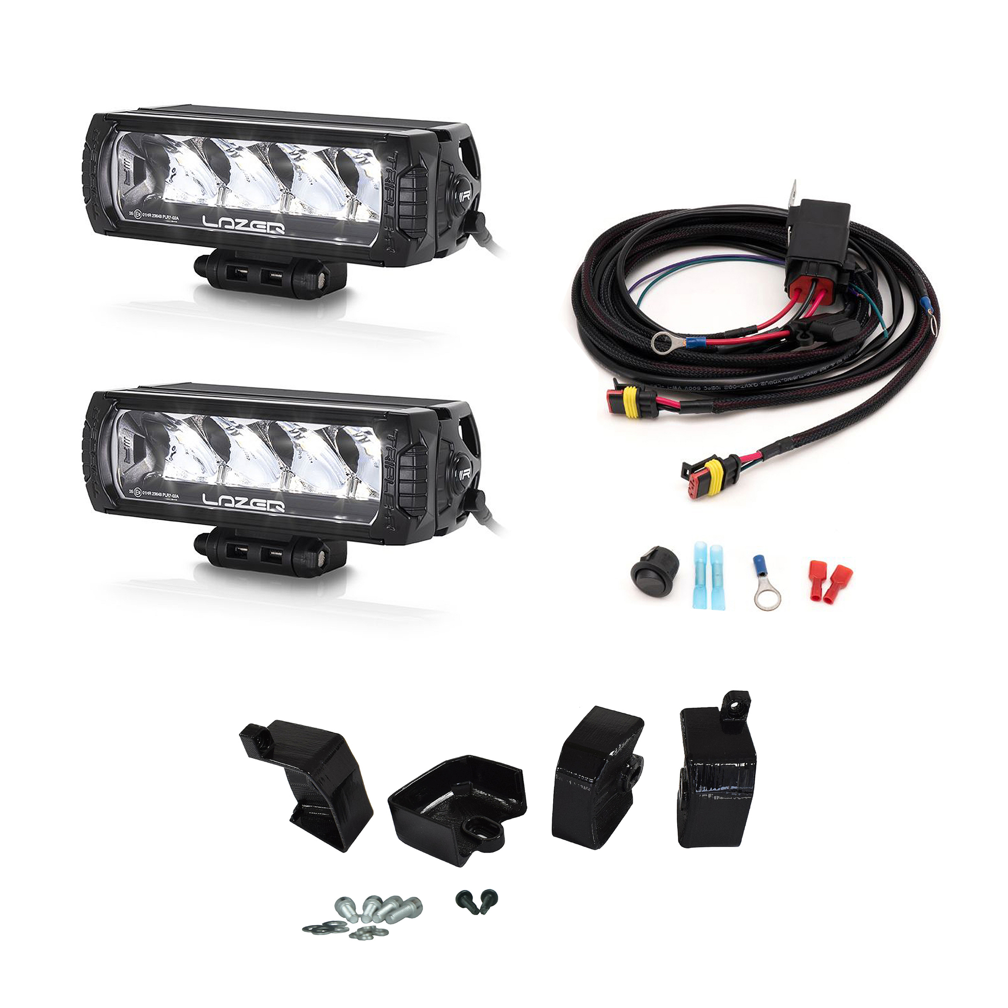Led bar kit Land Rover Discovery 4 (2009+), 2 x Lazer Triple-R 750, Triple-R 750 GEN2 (Parking light) afbeelding