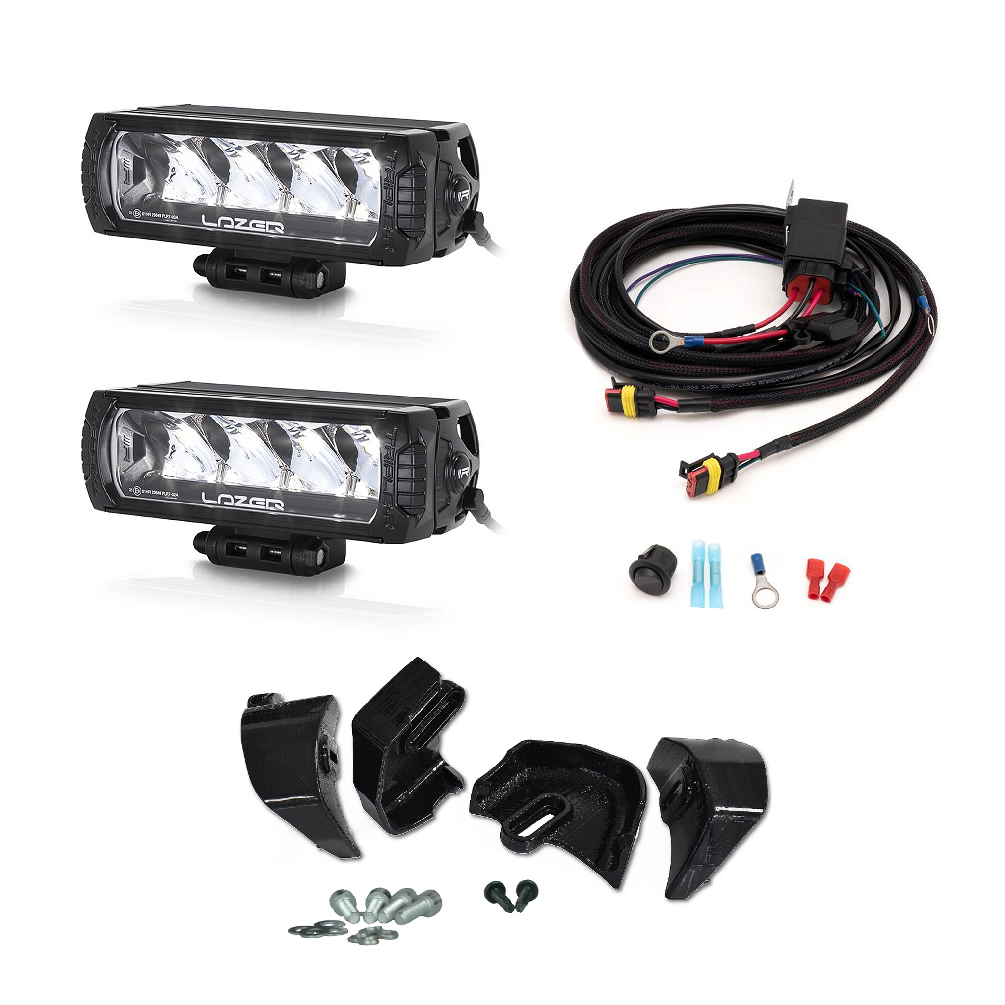 Led bar kit Land Rover Discovery 4 (2014+), 2 x Lazer Triple-R 750, Triple-R 750 GEN2 (Parking light) afbeelding