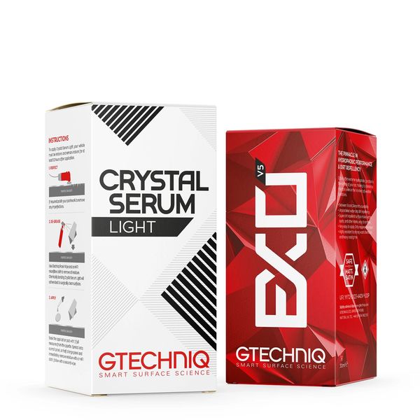 Kestopinnoite Gtechniq Crystal Serum Light, CSL 30 ml + EXOv5 30 ml
