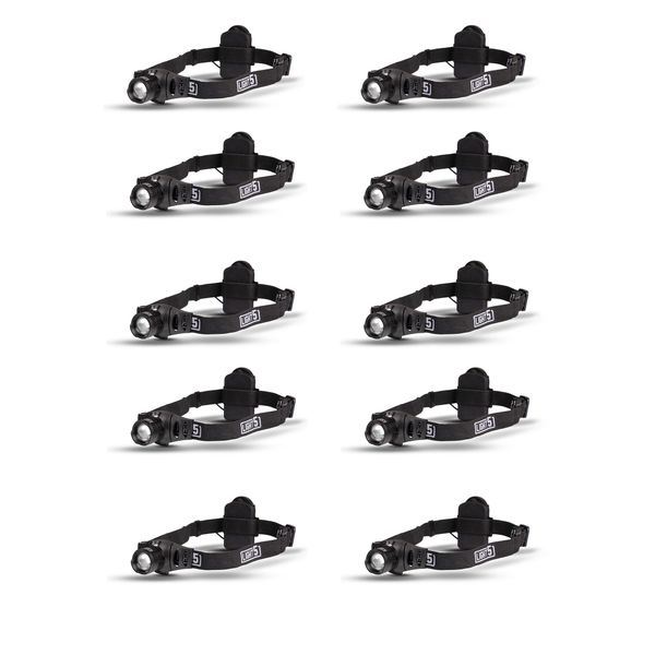 Pannlampa Light5 Zoom H22 - 210 lm / 3 x AAA, 10 st