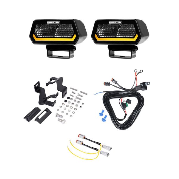 Kiinnikesarja Lazer A-Pillar Holder, Toyota Land Cruiser 250 (2024+), Kiinnikesarja + 2 kpl Purelux Panther Alpha 20