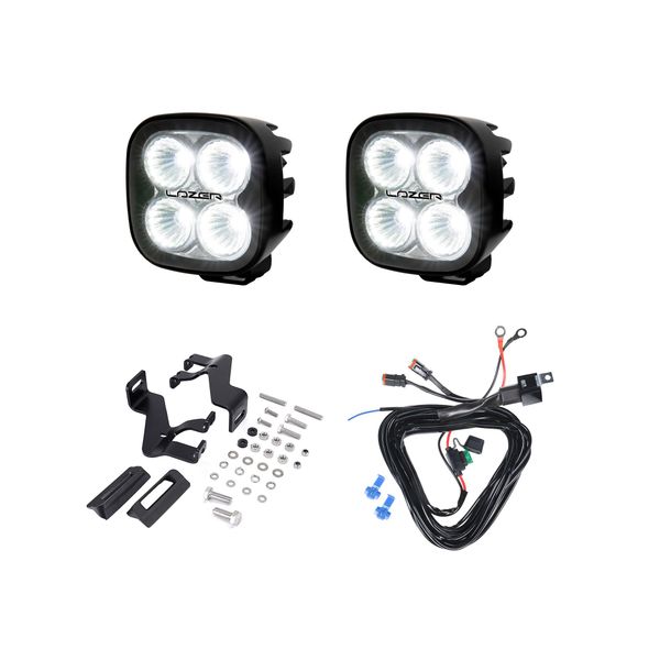 Kiinnikesarja Lazer A-Pillar Holder, Toyota Land Cruiser 250 (2024+), Kiinnikesarja + 2 x Lazer Utility-25