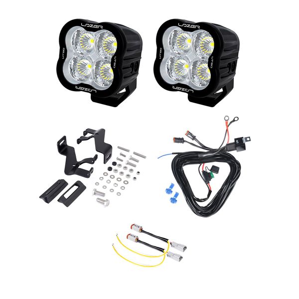 Kiinnikesarja Lazer A-Pillar Holder, Toyota Land Cruiser 250 (2024+), Kiinnikesarja + 2 kpl Lazer Utility-80