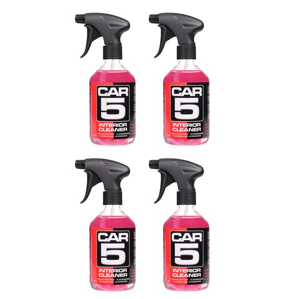 Sisätilojen puhdistusaine CAR5 Interior Cleaner, 4 x 500 ml
