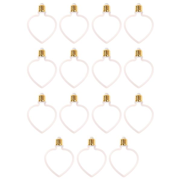 LED lamp AGGE Carnival E27, 4W, Heart, 15 pcs afbeelding