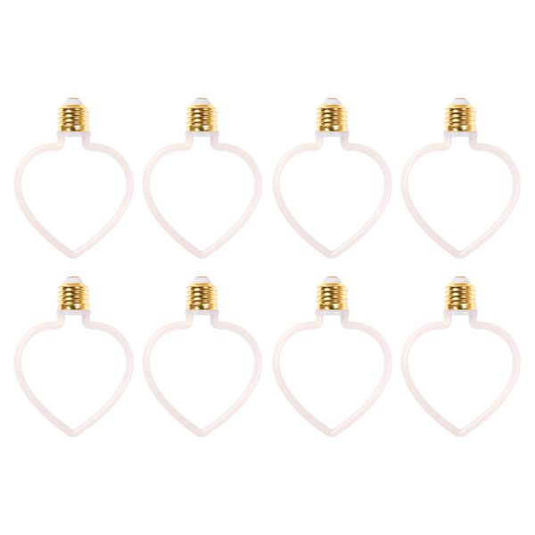 LED-lampa AGGE Carnival E27, 4W, Heart, 8 st