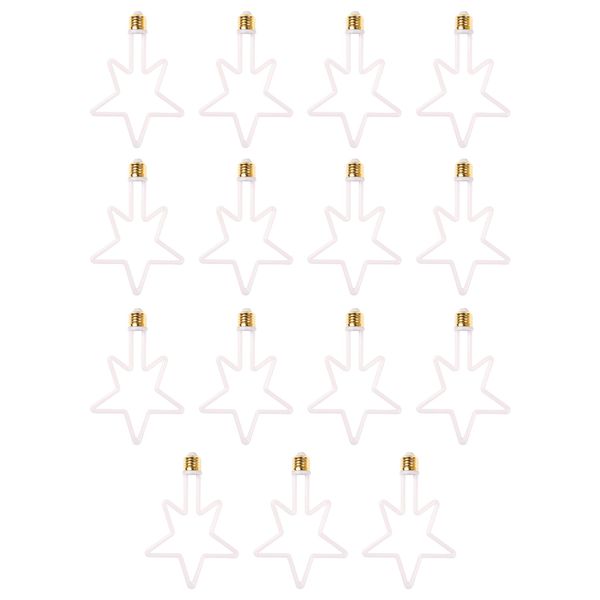 LED bulb AGGE Carnival E27, 8W, Star, 15 pcs afbeelding