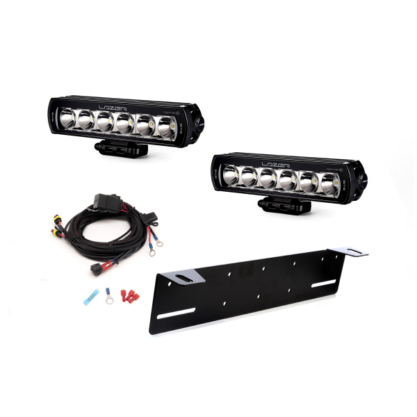 Led bar Lazer ST6 Evolution - Straight / 28 cm / 66W, 2 pcs - Complete set afbeelding 1