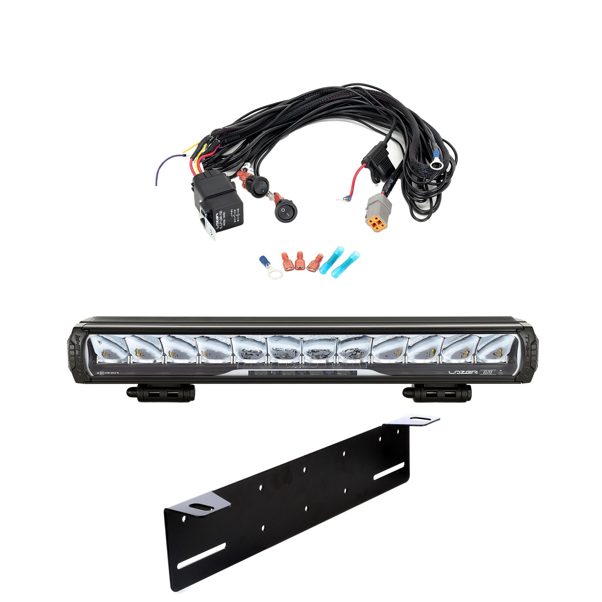 Led bar Lazer Triple-R 1250 Elite i-LBA - Straight / 59 cm / 151W / Ref. 40, 1 pc - Complete package afbeelding