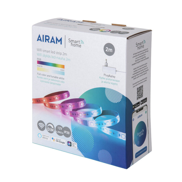 LED-STRIP -KIT AIRAM Smart LED Strip RGB/TW, 12 V, 200 cm