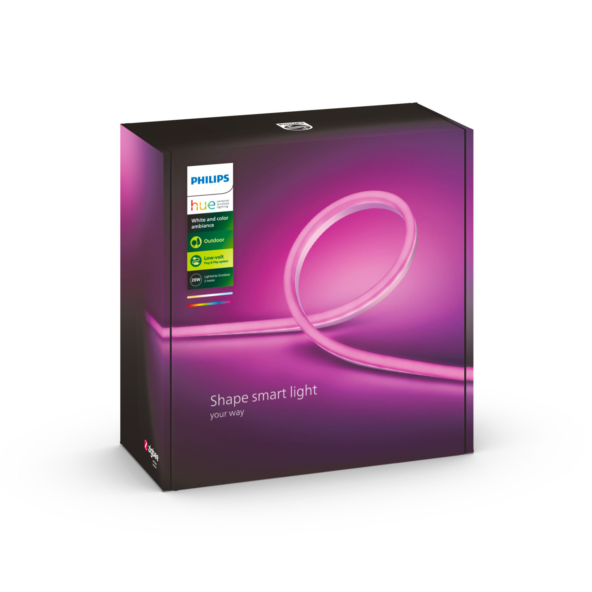 LED-nauhasetti Philips Hue Lightstrip Outdoor, RGBW, 200 cm | Alk. 128,90 €