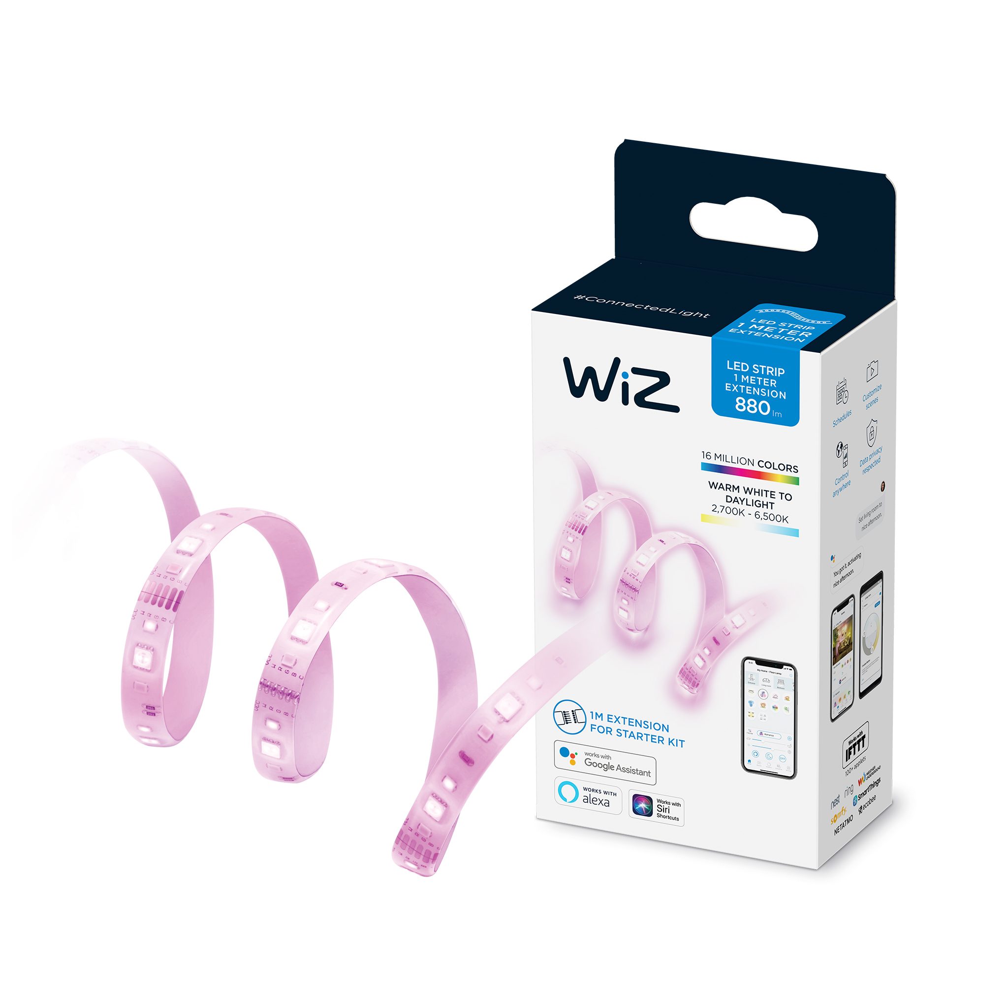 LED-nauhasetti Wiz RGBW, 100 cm jatko-osa | Alk. 14,90 €