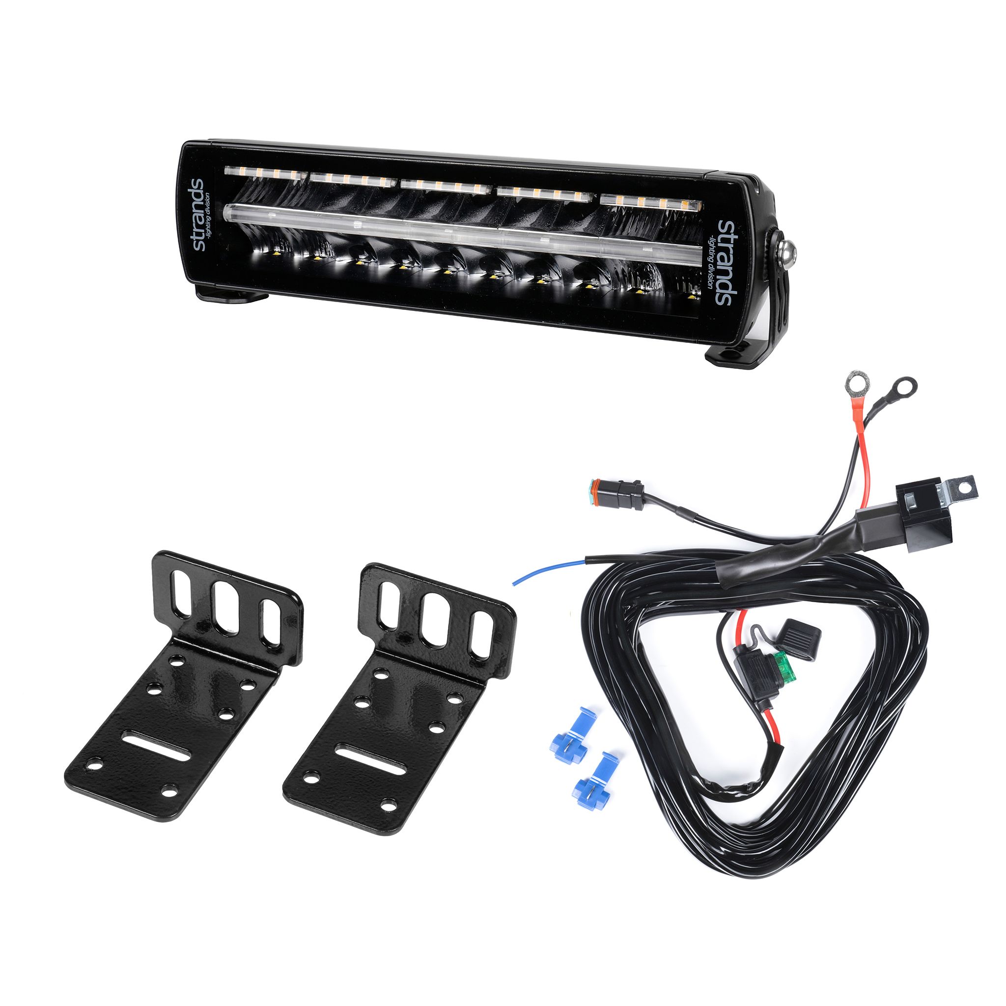 Led bar Strands Siberia NG DR 12 - Straight / 31 cm / 100W, 1 pc - Complete package afbeelding