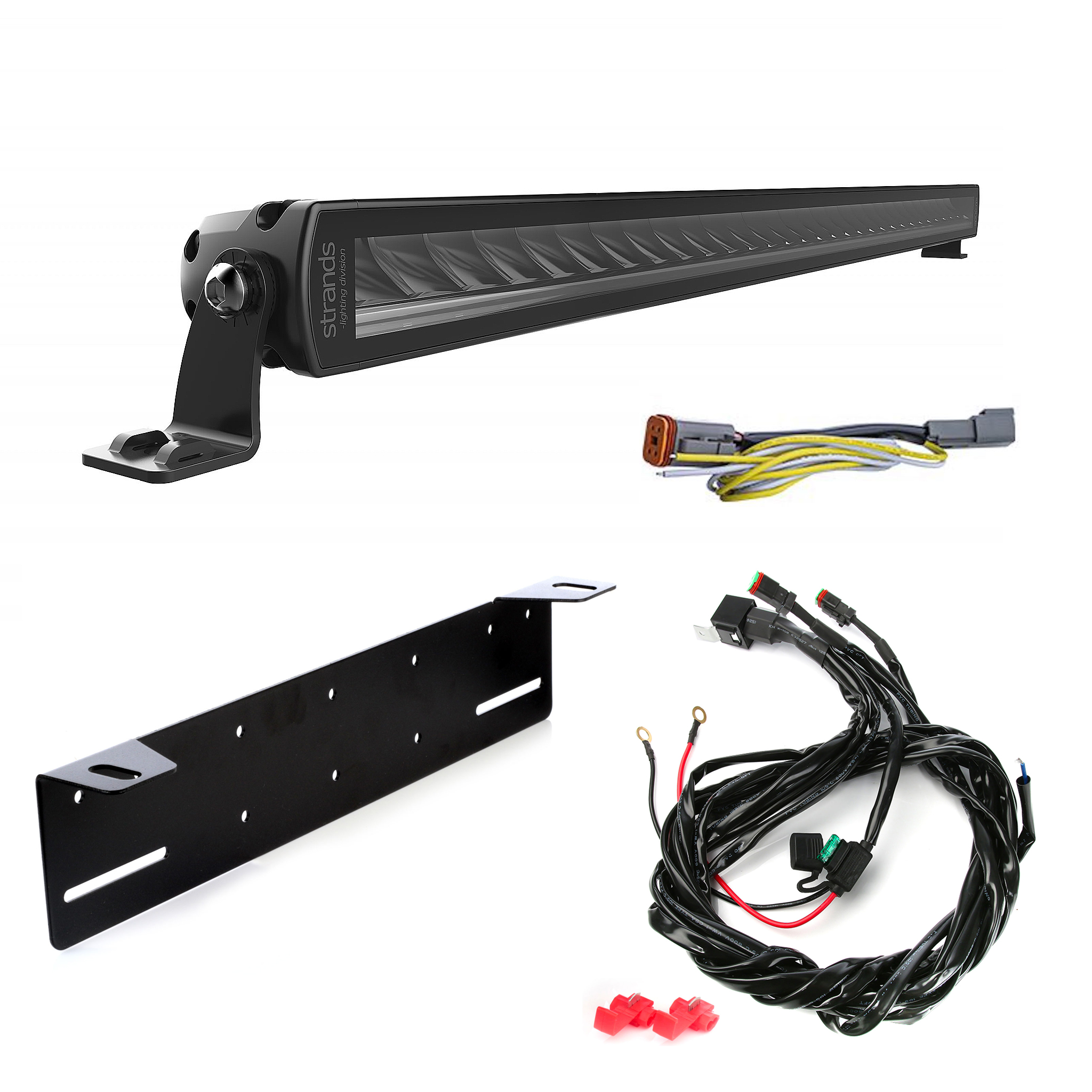 Led bar Strands Siberia SR 32 - Straight / 82 cm / 95W, 1 pc - Complete package afbeelding