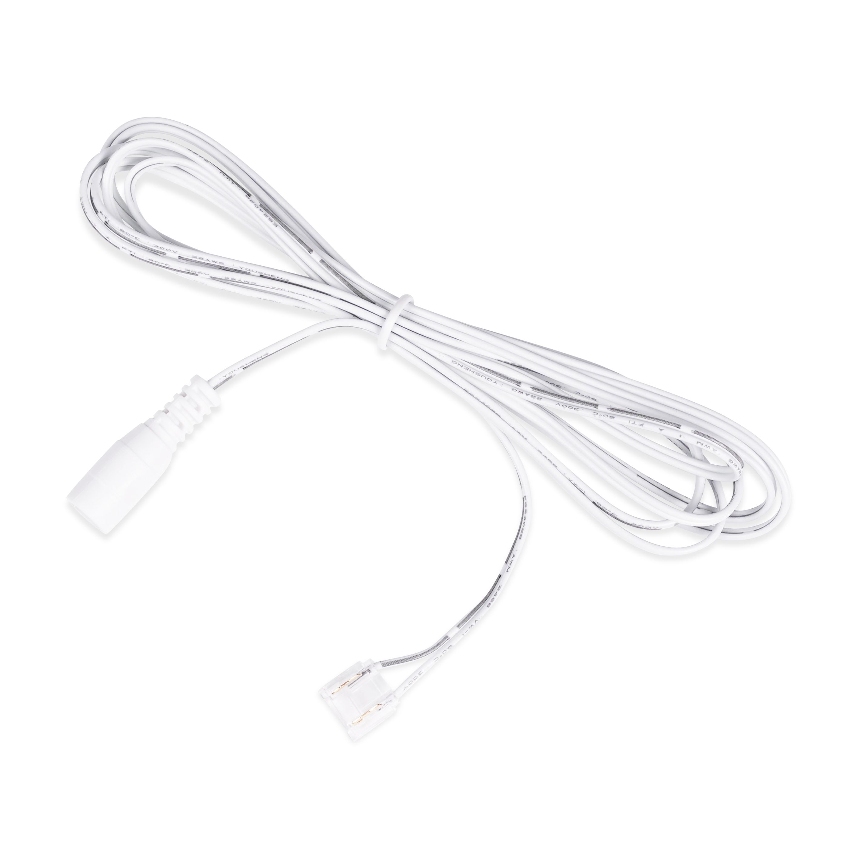 LED strip connector AGGE DC Female to Strip, For single color 10 mm strips afbeelding