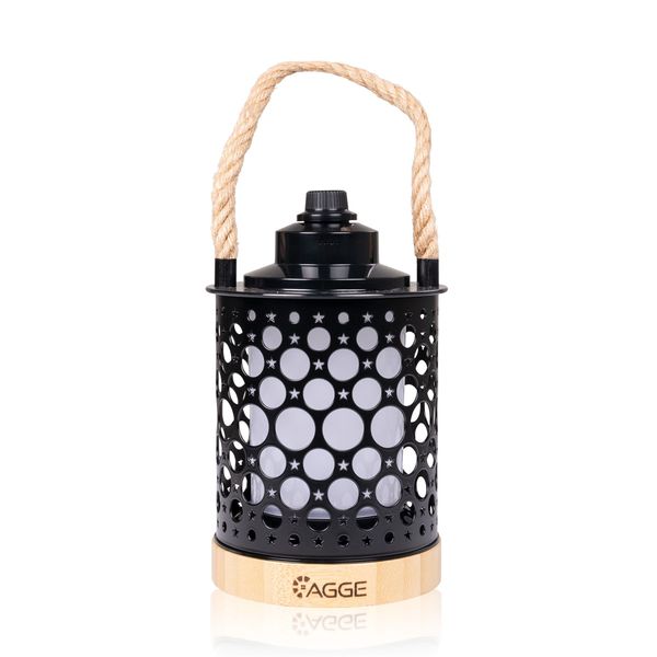 LED lantern AGGE Radiance, 670 lm, Black, 360 lm afbeelding 1