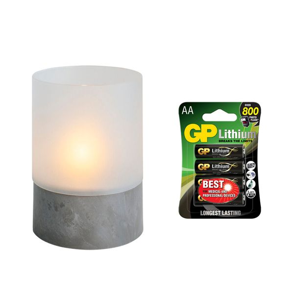 LED-lys AIRAM Huurre, 15 cm, LED-lys + 4 AA-batterier
