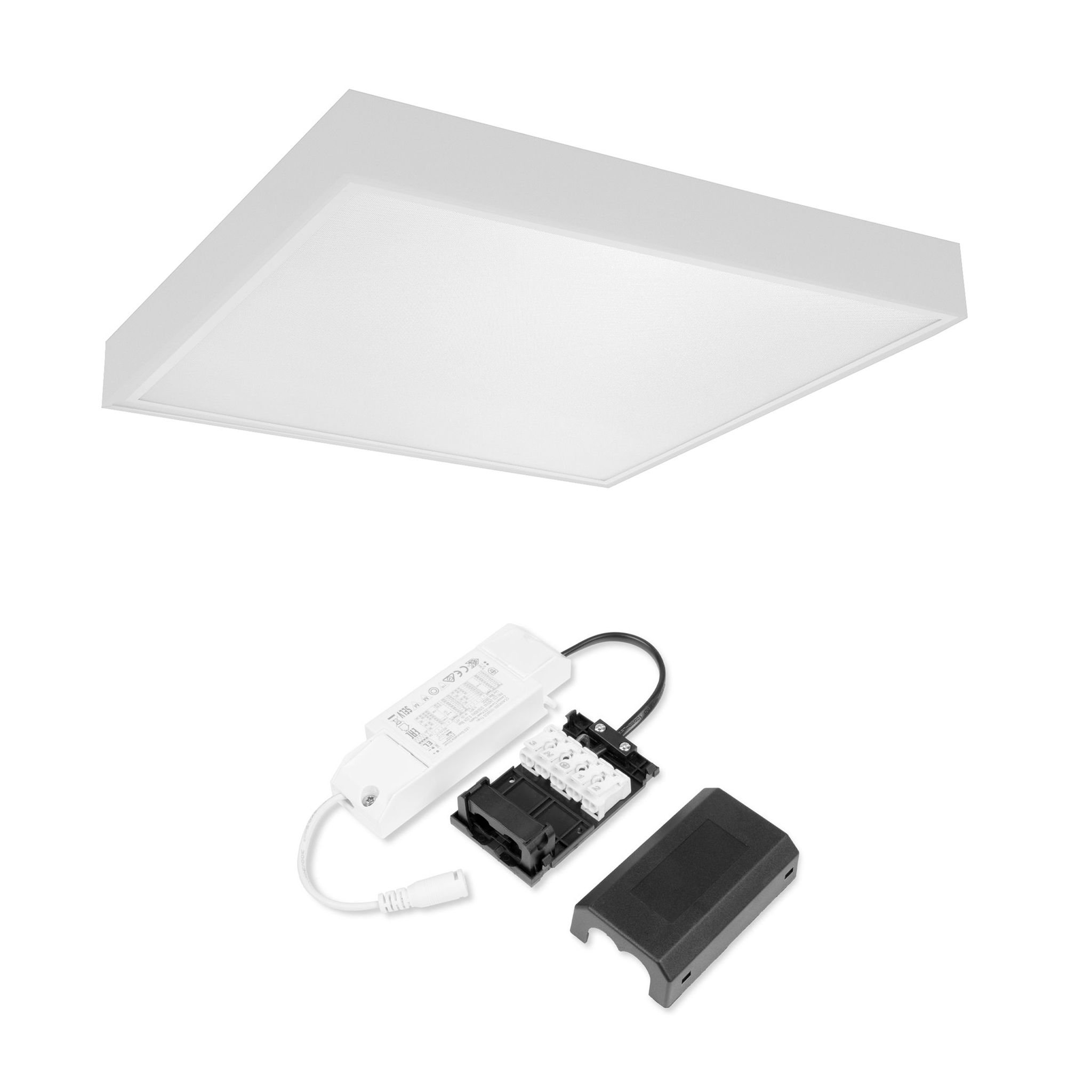 Led panel AGGE Backlit Panel PRO - 40W / 3000K-6000K / Surface mounted, Light + Triac dimmable driver afbeelding