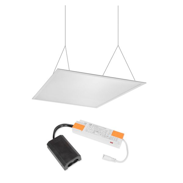 LED-panel AGGE Backlit Pro - 40W / 3000K-6000K / Pendlad, LED-panel + Drivdon DALI-dimmer