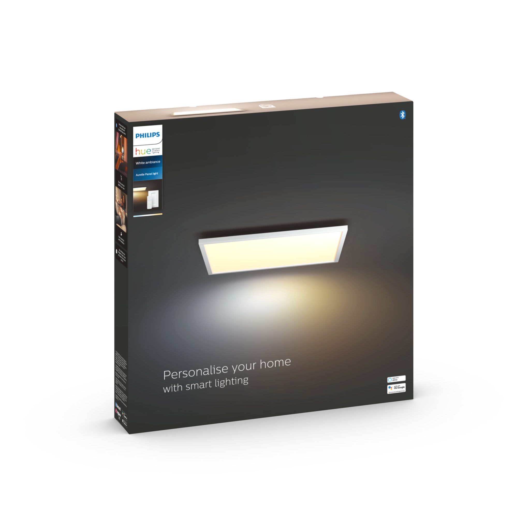 Led paneeli Philips Hue Aurelle Square, 2200-6500K, 39W / 3750 lm / 600 mm | Alk. 214,90 €