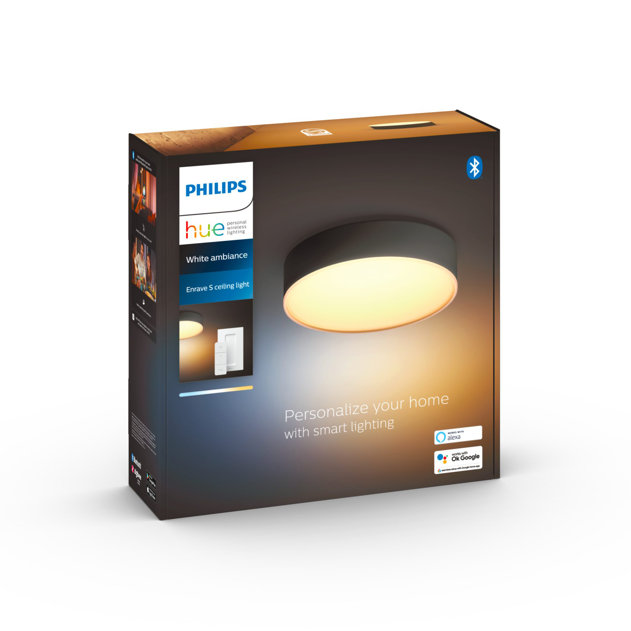 Led paneeli Philips Hue Enrave, 2200-6500K, Enrave S / Musta