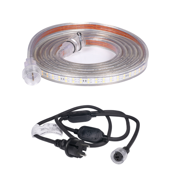 LED strip / Work light AGGE 230V - 1500 lm/m, 3 m, Strip with power cord (4000K) afbeelding 1