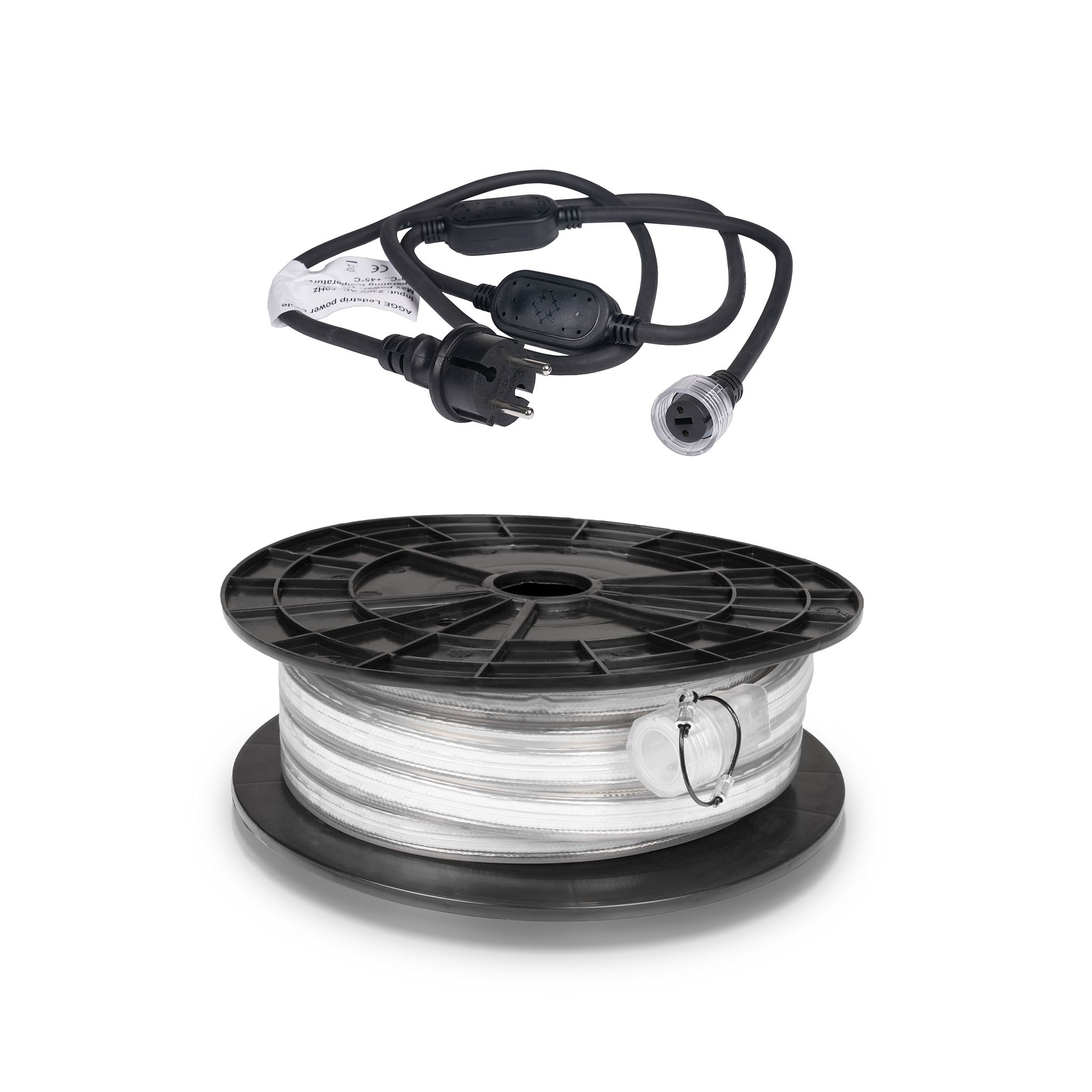 LED strip / Work light AGGE COB 230V - 1500 lm/m, 10 m, Strip with power cord afbeelding