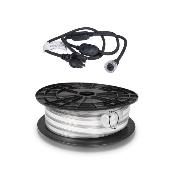 LED-list / Arbetsbelysning AGGE COB 230V - 1500 lm/m, 10 m, 1 st + Nätsladd