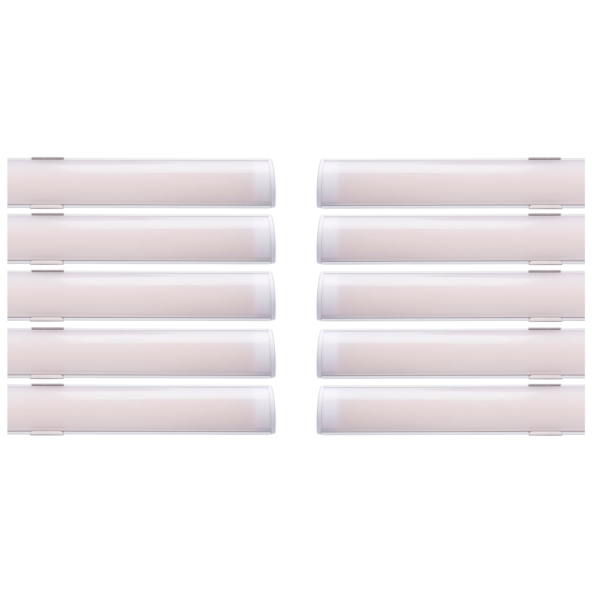 Aluminum profile for LED strip AGGE Corner, 100 cm, 10 pcs afbeelding