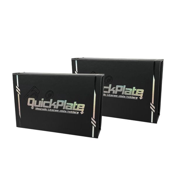 Rekisterikilven teline Quickplate License plate mounting kit, 2 settiä (kahden kilven kiinnitykseen)
