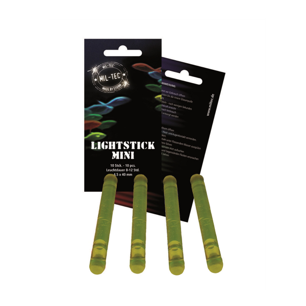 Lysstav MIL-TEC Mini, 10 pcs, Gul