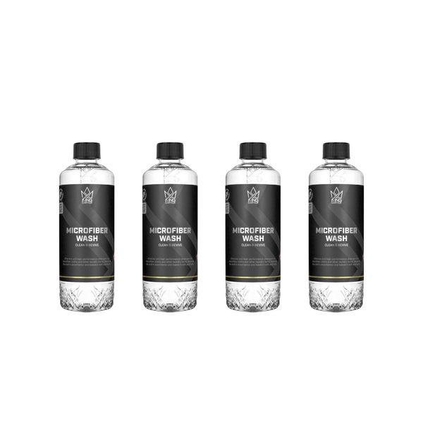 Mikrokuituliinojen pesuaine King Carthur Microfiber Wash, 500 ml, 4 x 500 ml