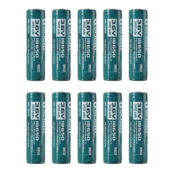 18650-batteri Olight - 3400 mAh, 10 st