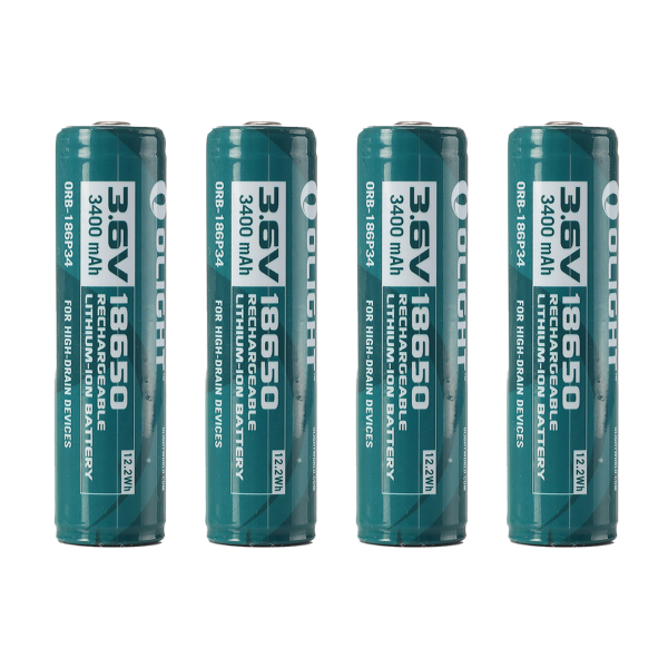 18650-batteri Olight - 3400 mAh, 4 st