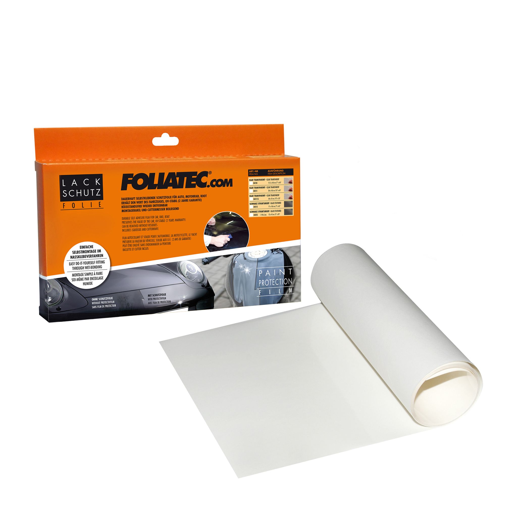 Maalipinnan Suojakalvo Foliatec Ppf, Kirkas ,X