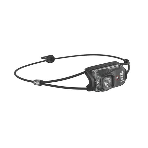 Hodelykt Petzl BINDI - 200 lm / Oppladbar, Svart