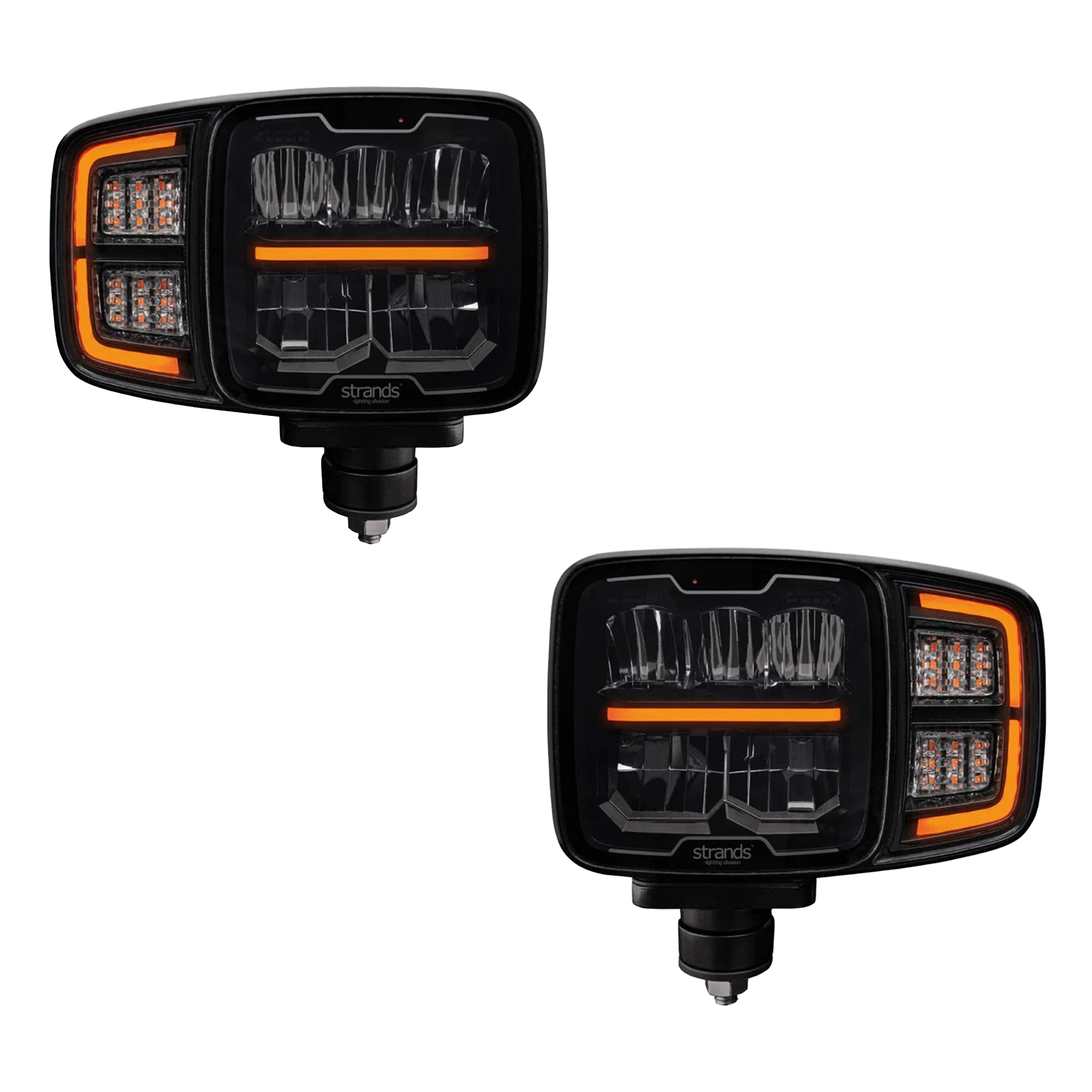 Plow light Strands HI-LO Snow Plow Lamp - Rectangular / 22 cm / 90W, Right + Left afbeelding