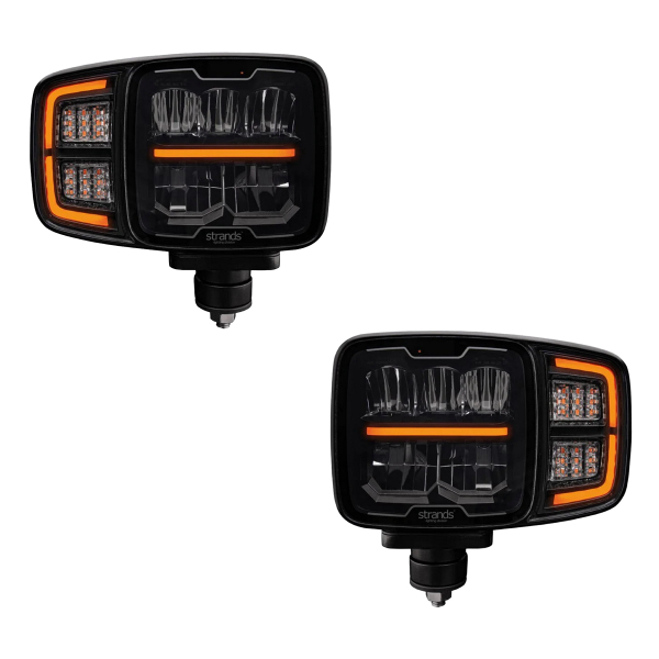 Plow light Strands HI-LO Snow Plow Lamp - Rectangular / 22 cm / 60 W / , Right + Left afbeelding 1