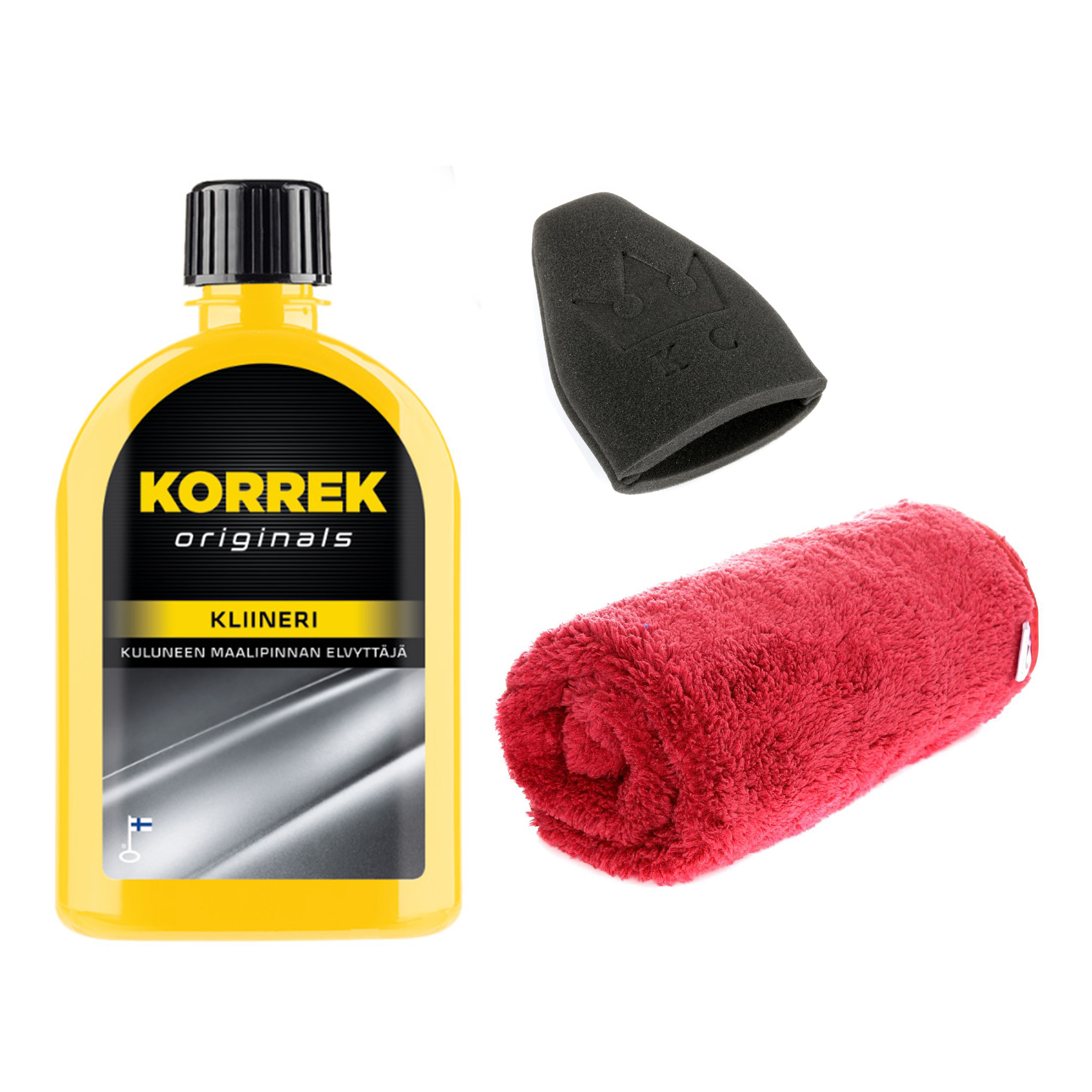 Pohjustusaine Korrek Kliineri, 350 ml, Pohjustusaine + Levitin + Kiillotusliina | Alk. 19,90 €