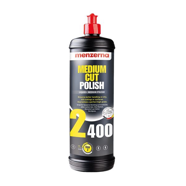 Poleringsmiddel Menzerna Medium Cut 2400, Rubbing / Polishing, 1000 ml
