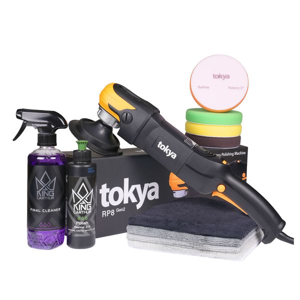 Poleringspaket TOKYA RP8 STANDARD - Roterande,