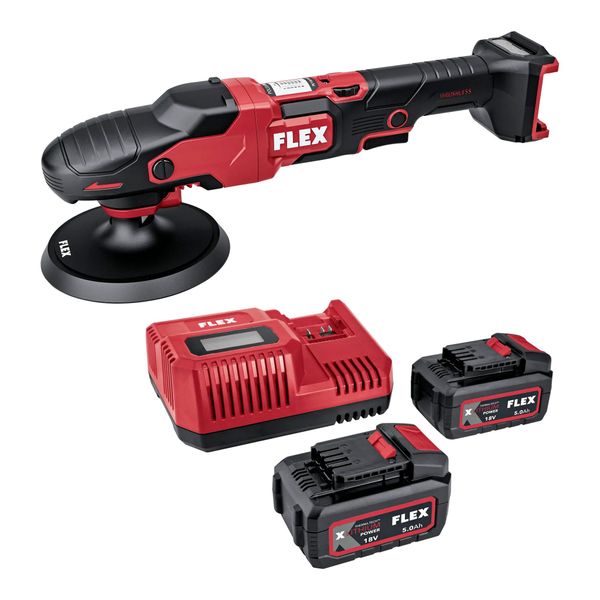 Poleringsmaskin FLEX XFE 15 150 18-EC – Oscillerende, Komplett pakke