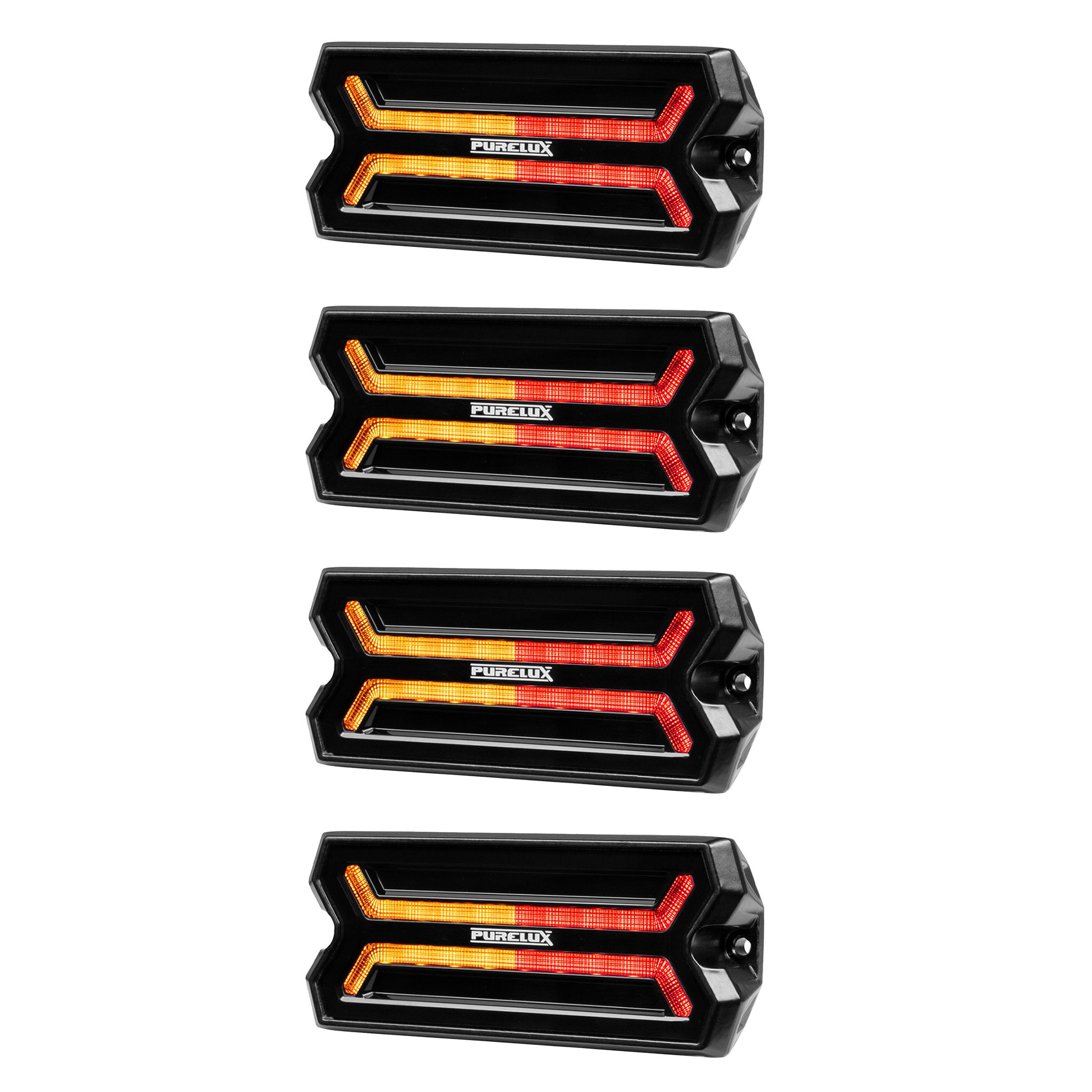 Brake light / Marker light / Turn signal Purelux Panther Core-R - 12/24V / 24W / 105 mm, 4 pcs afbeelding