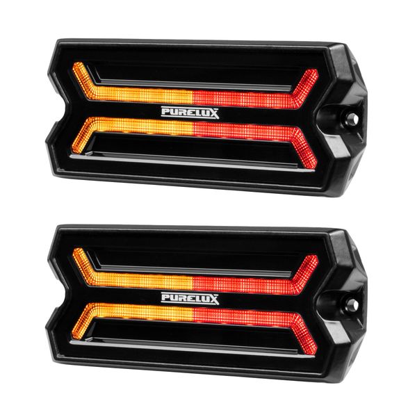 Bromsljus / Positionsljus / Blinkers PURELUX Panther Core-R - 12/24V / 24W / 105 mm, 2 st
