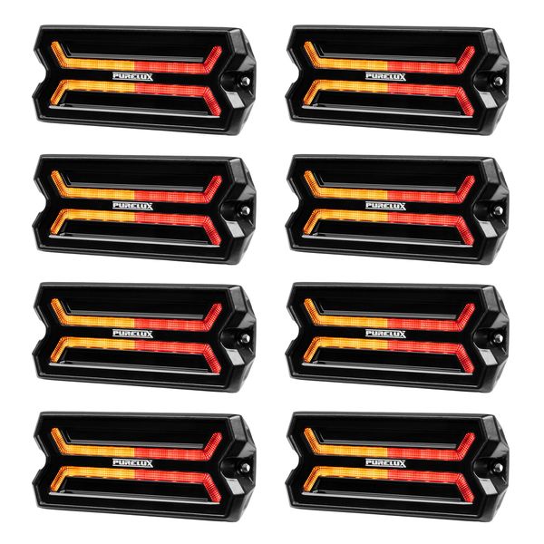 Bromsljus / Positionsljus / Blinkers PURELUX Panther Core-R - 12/24V / 24W / 105 mm, 8 st