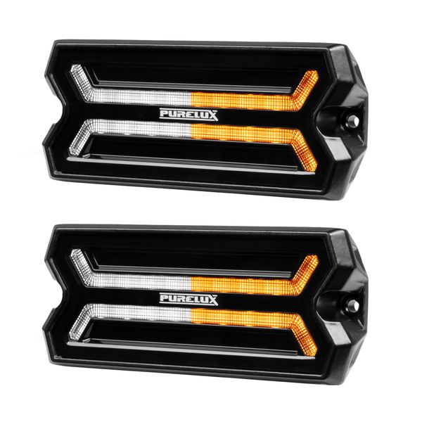 Warning light / Marker light PURELUX Panther Core-W - 12/24V / 53W / 105 mm, 2 pcs afbeelding 1