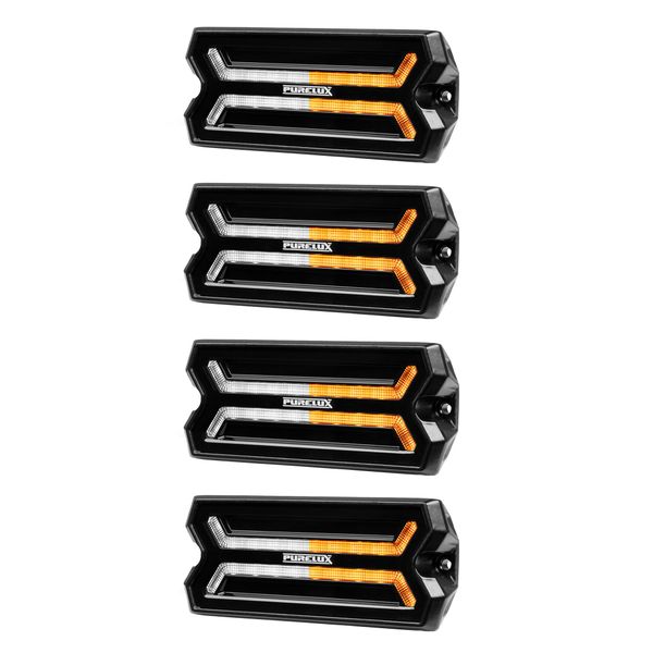 Varningsljus / Positionsljus PURELUX Panther Core-W - 12/24V / 53W / 105 mm, 4 st