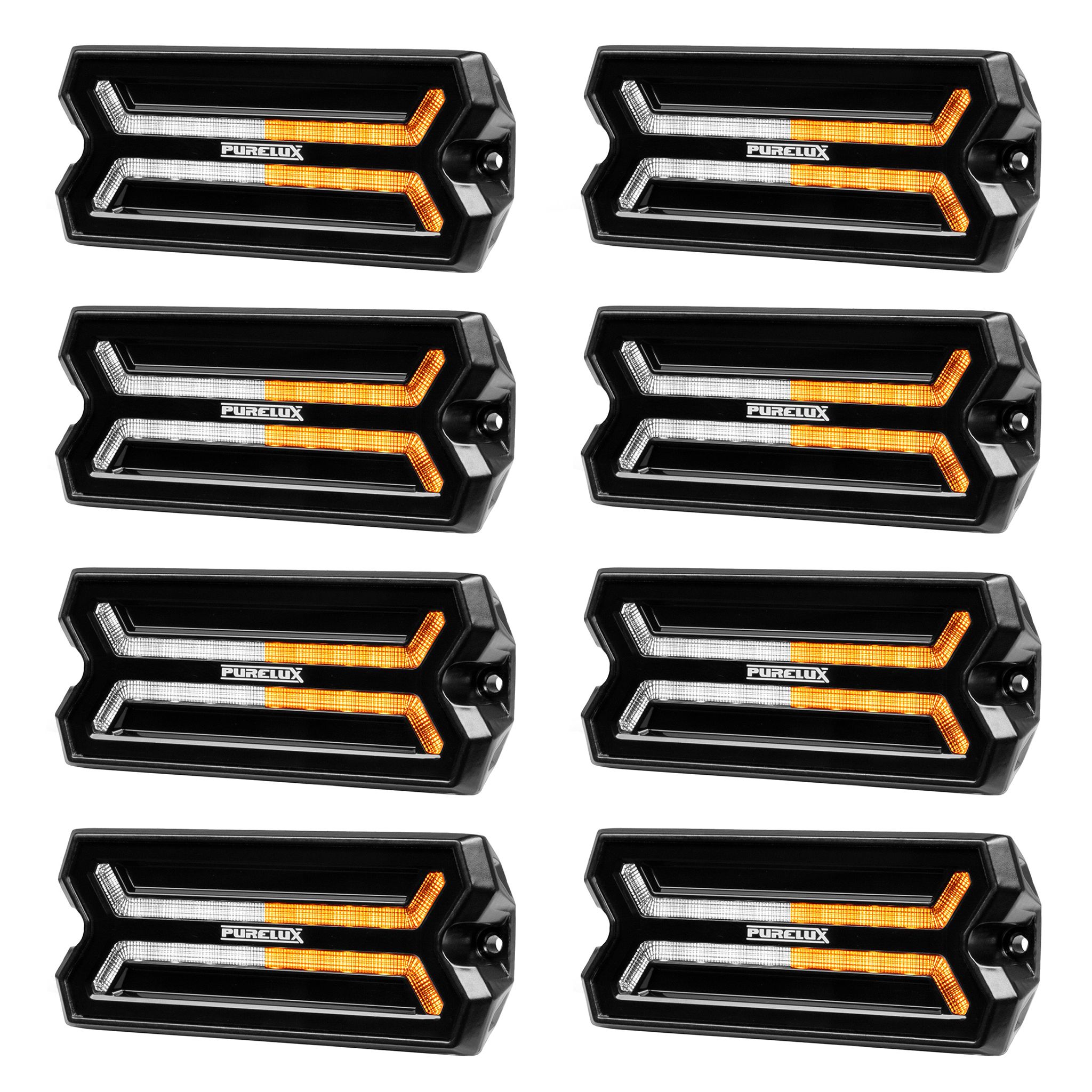 Turn signal / Marker light Purelux Panther Core-X - 12/24V / 20W / 105 mm, 8 pcs afbeelding