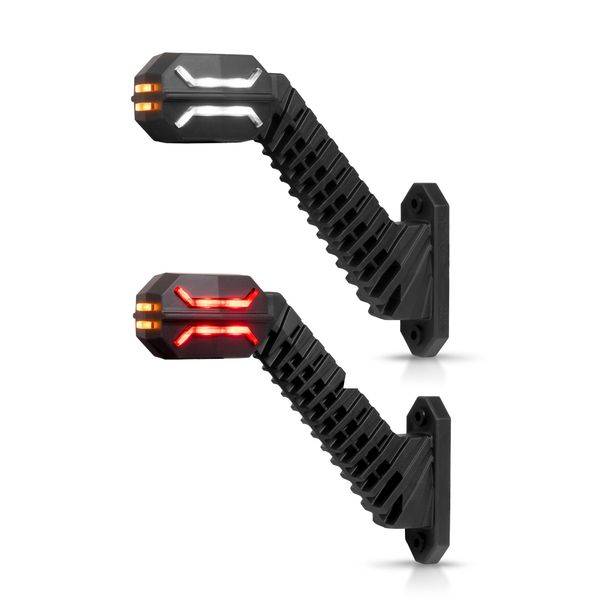 Positionsljus PURELUX Polearm - 12/24V / 200 mm, Vänster + Höger