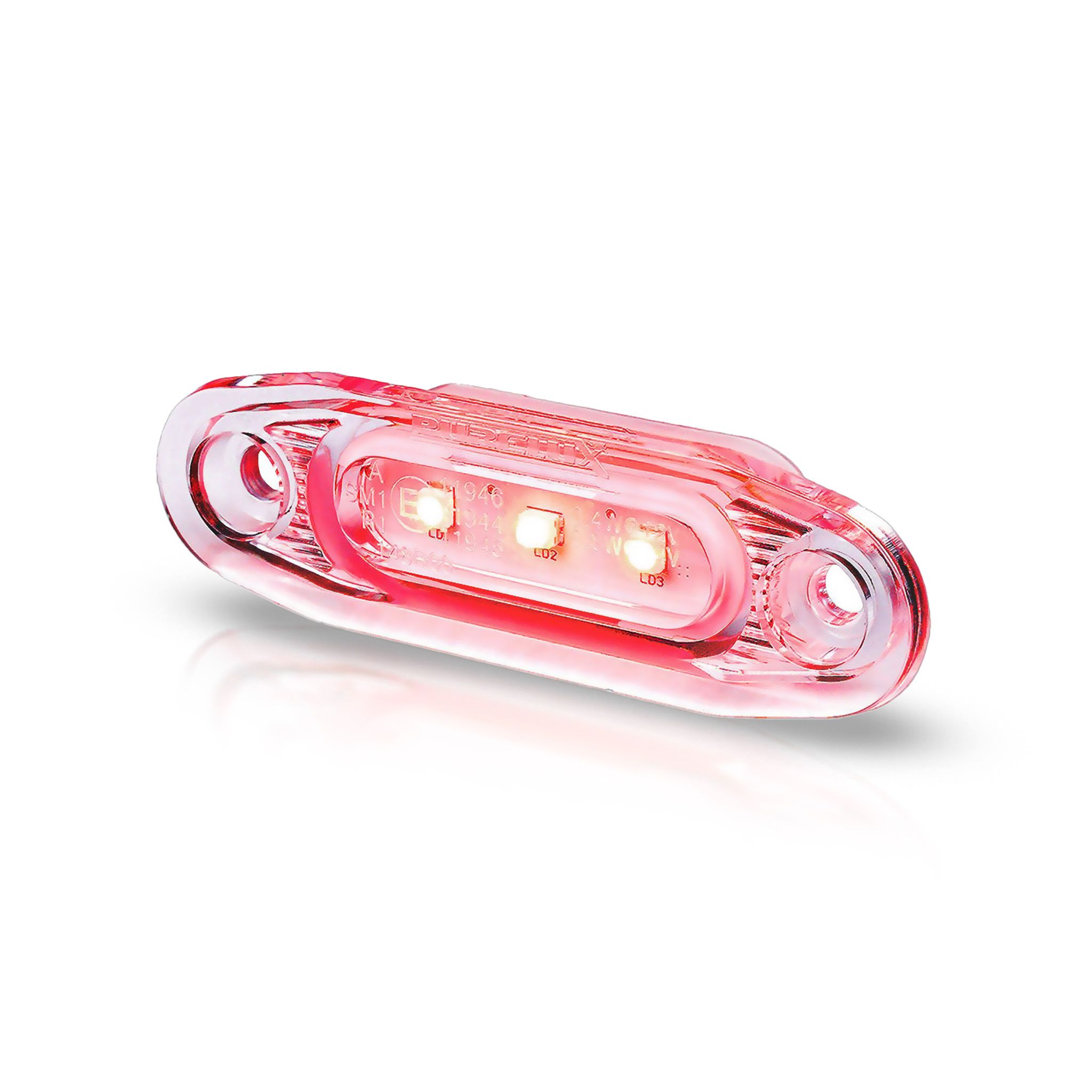 Position light Purelux Side Marker - 12/24V / 79 mm, Red afbeelding
